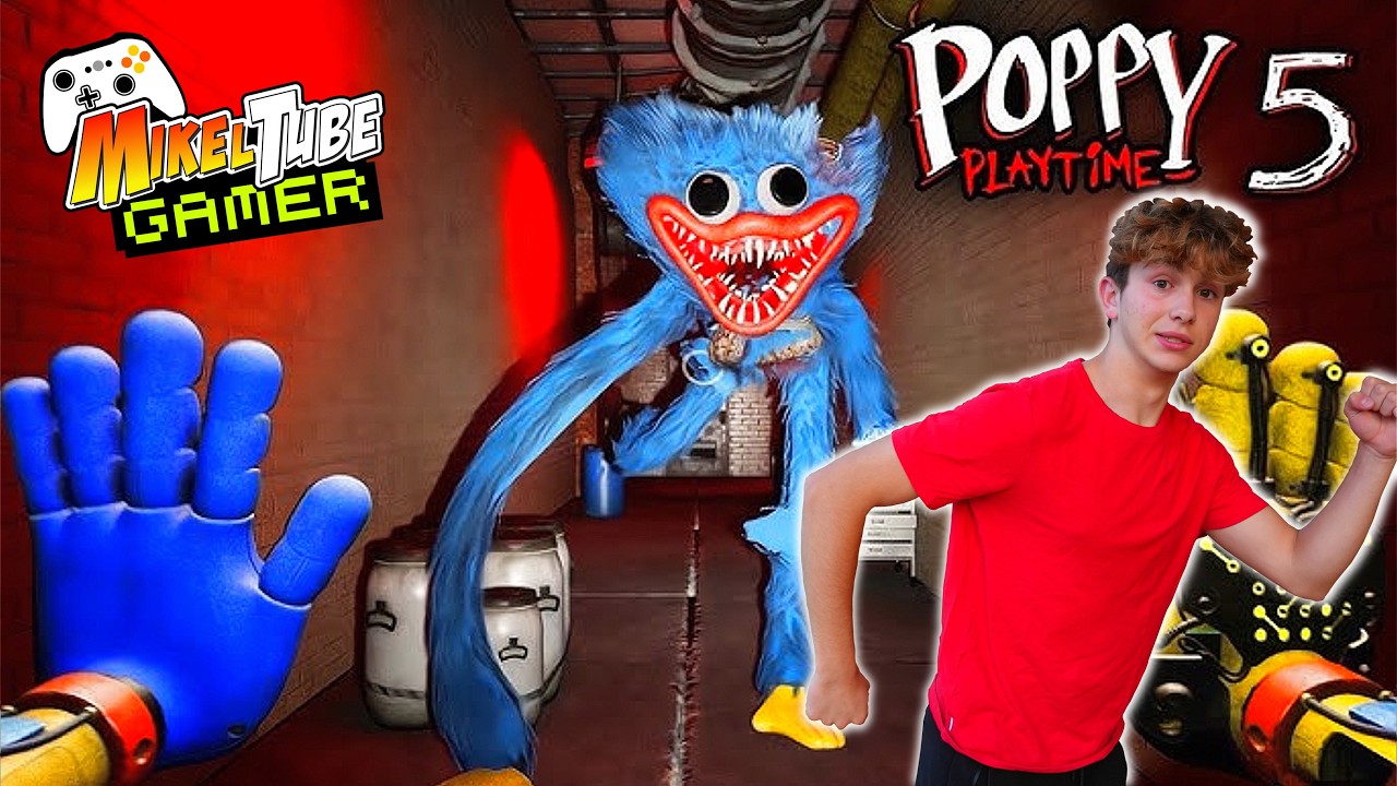 Somos Huggy Wuggy En Poppy Playtime 5