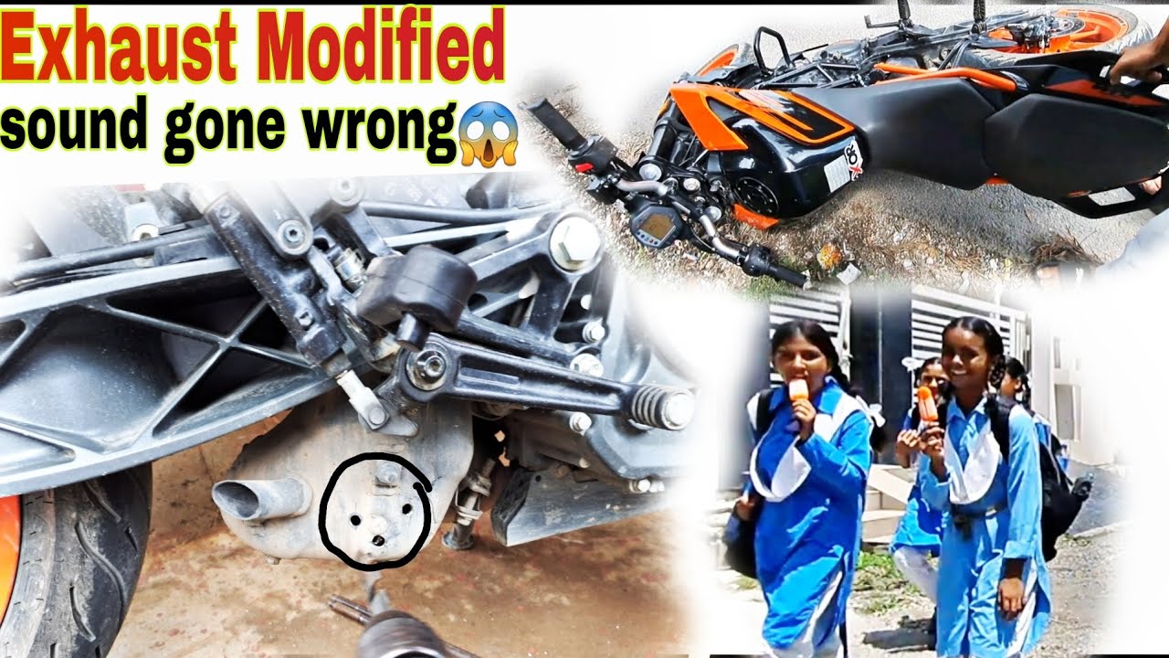 LOUDEST SOUND 😱 | Exhaust Modified🔥 | School Kid's Reaction 😍[DUKE 200 BS6]