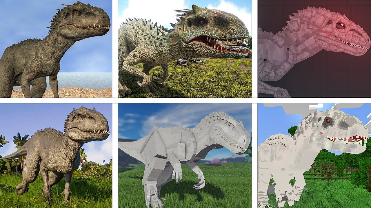 All Indominus Rex In Every Roblox & PC Games!