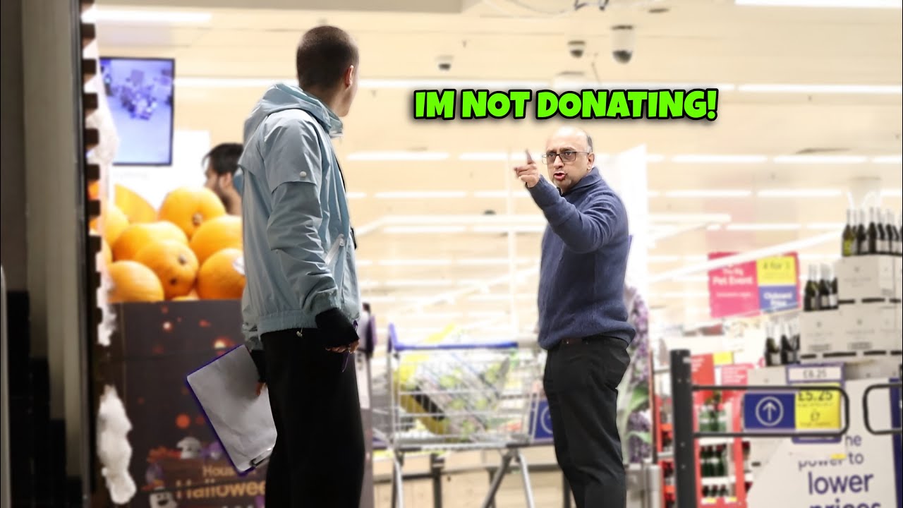 Rude Charity Worker Prank!