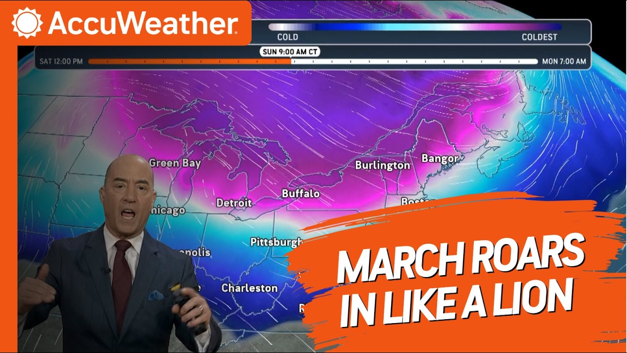 March Roars in Like a Lion With Arctic Air, Ice and Snow