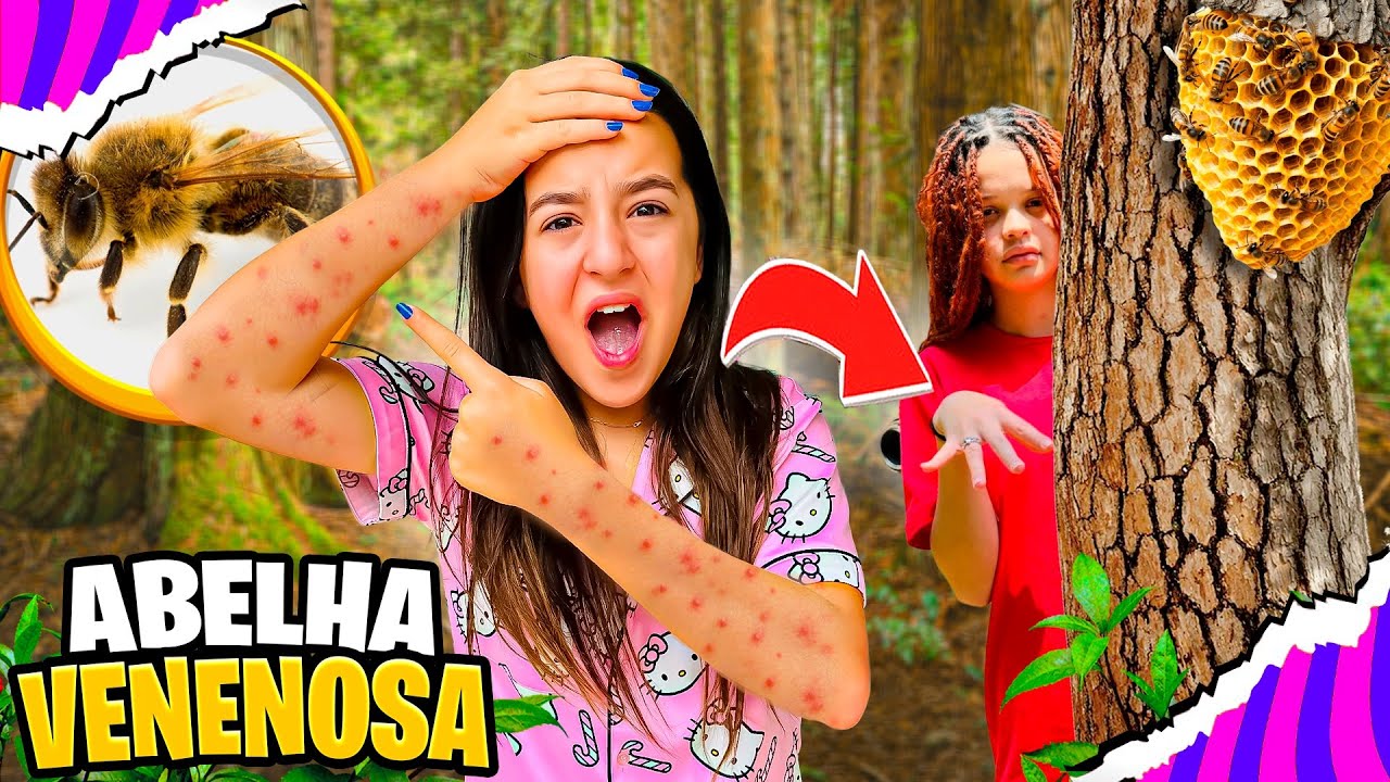 MARCELA JARDIM FOI PICADA POR ABELHAS QUANDO IA TROLAR A VIZINHA MISTERIOSA !