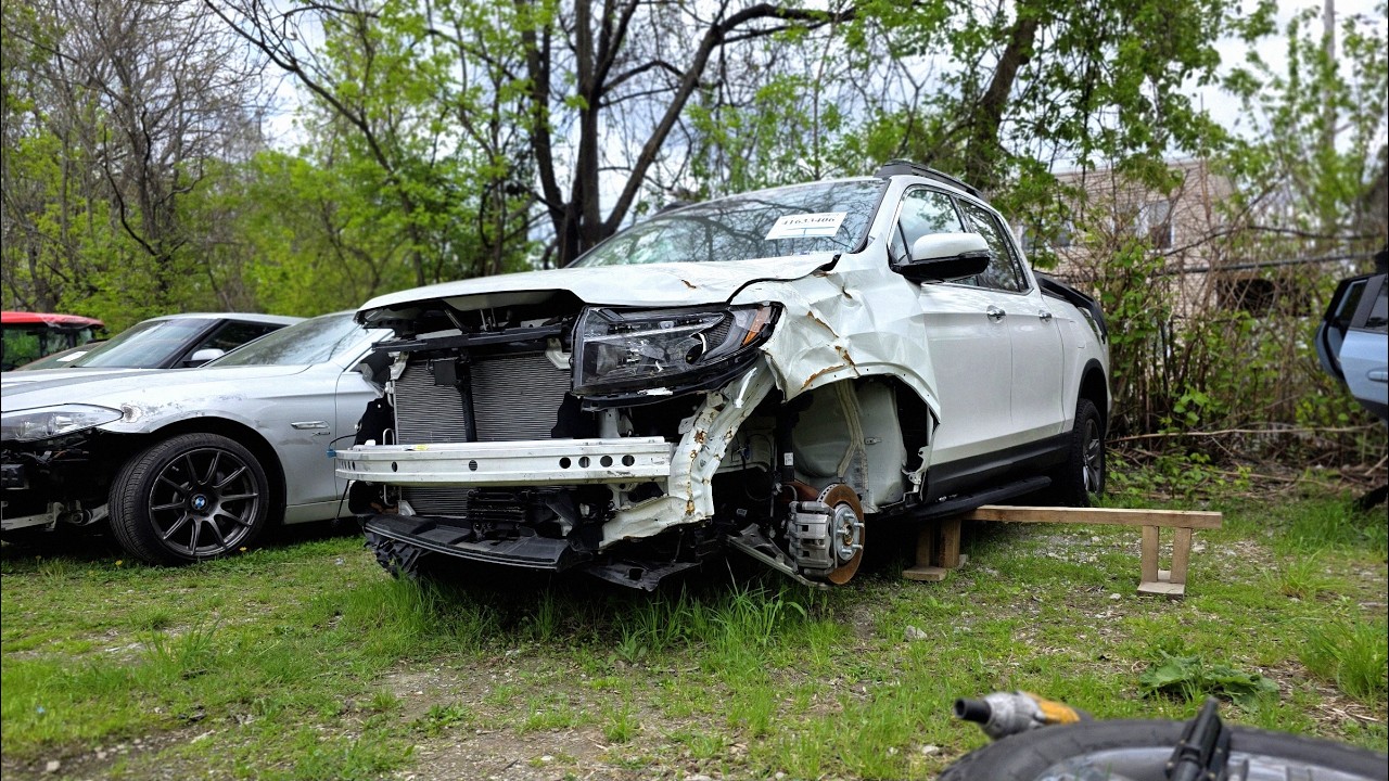 WOW! New Pick Up Truck 2nd time being wrecked and being repaired from Salvage to New!