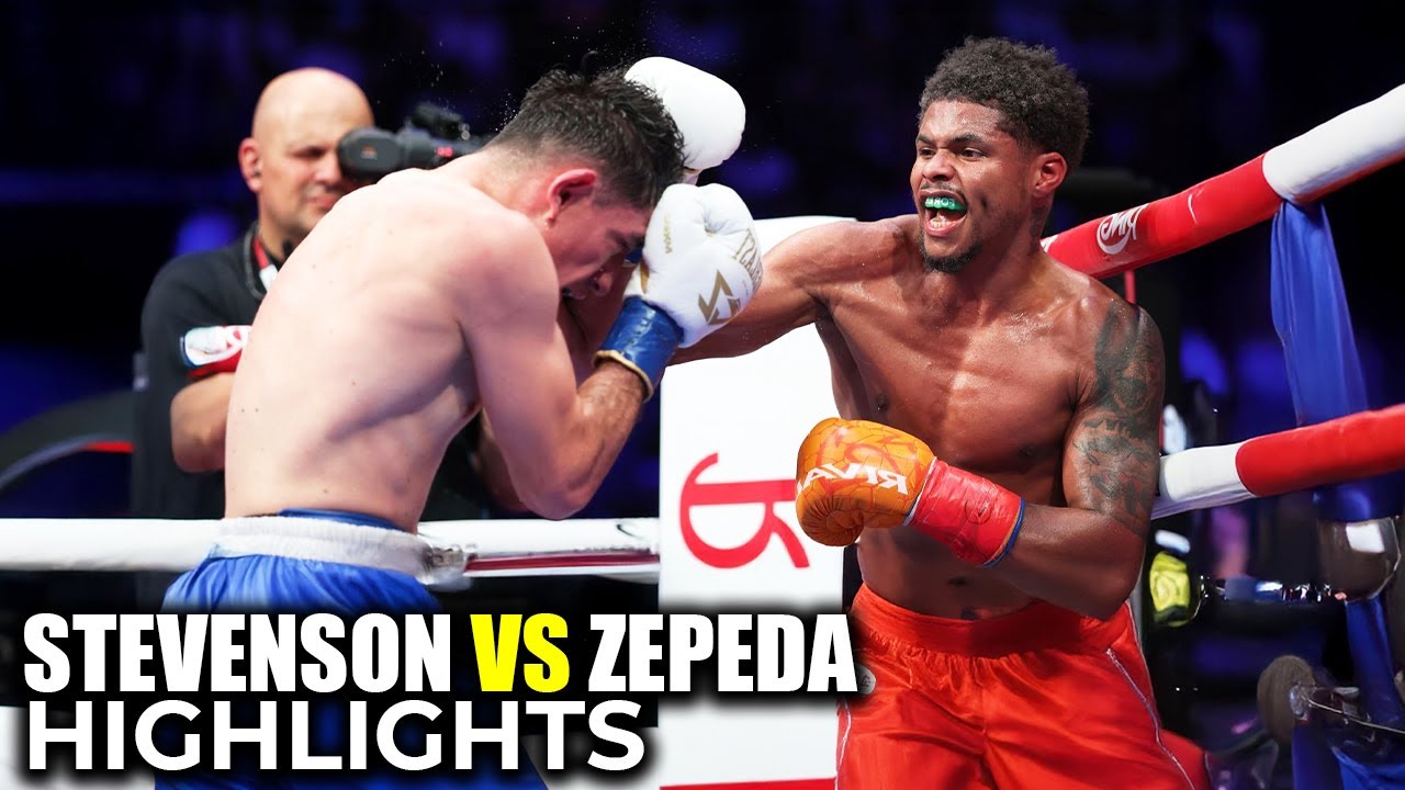 Shakur Stevenson Vs William Zepeda ENTIRE Fight Highlights