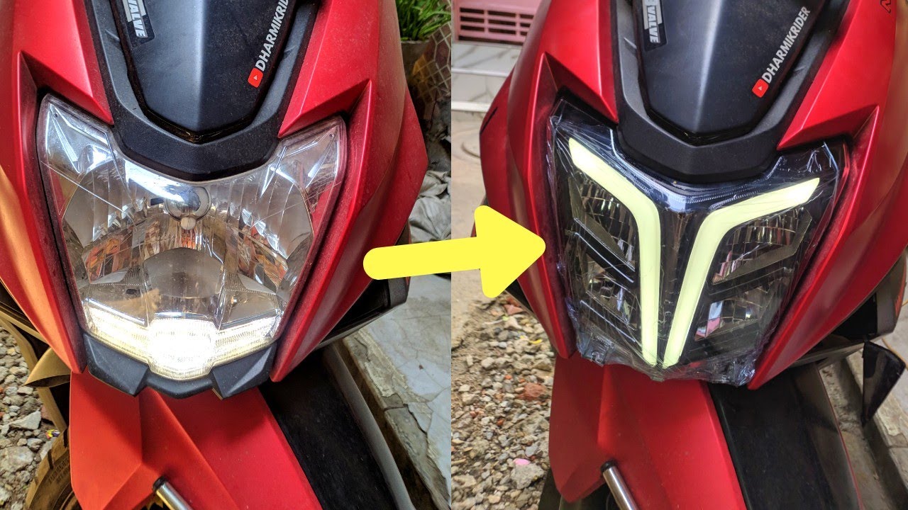 🛵Race Edition Headlight in Standard Ntorq |