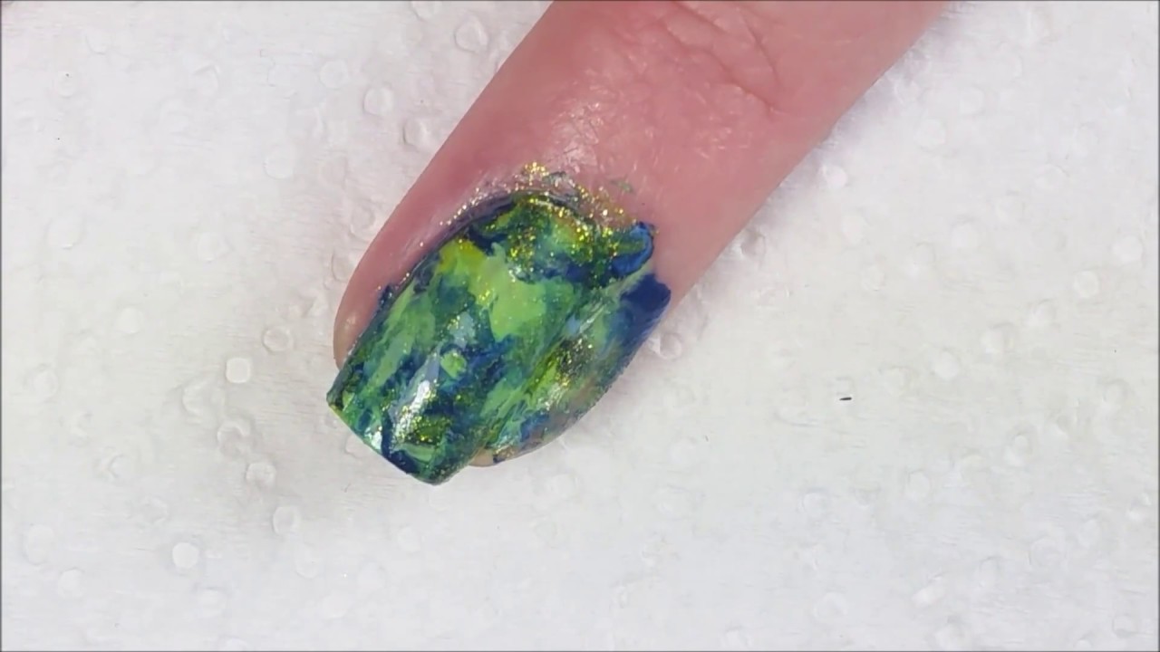 Squishy Nail Design with Nail Stamper