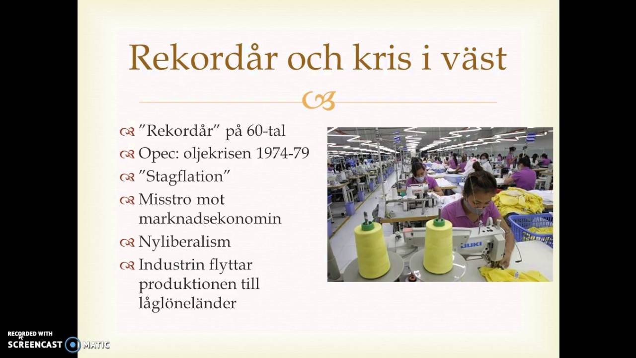 Kalla kriget: Pragvåren, rymdkapplöpningen, ekonomi i väst och öst