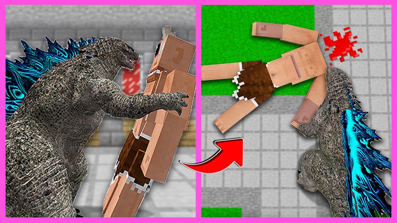 GODZİLLA TEPEG&Ouml;Z&Uuml; YEDİ! 😱 - Minecraft