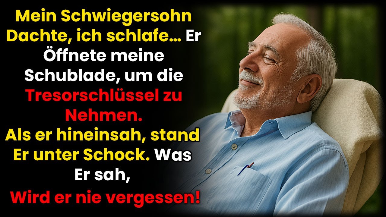 Der Mann meiner Tochter wollte mich bestehlen, doch er ahnte nicht, was er finden würde.