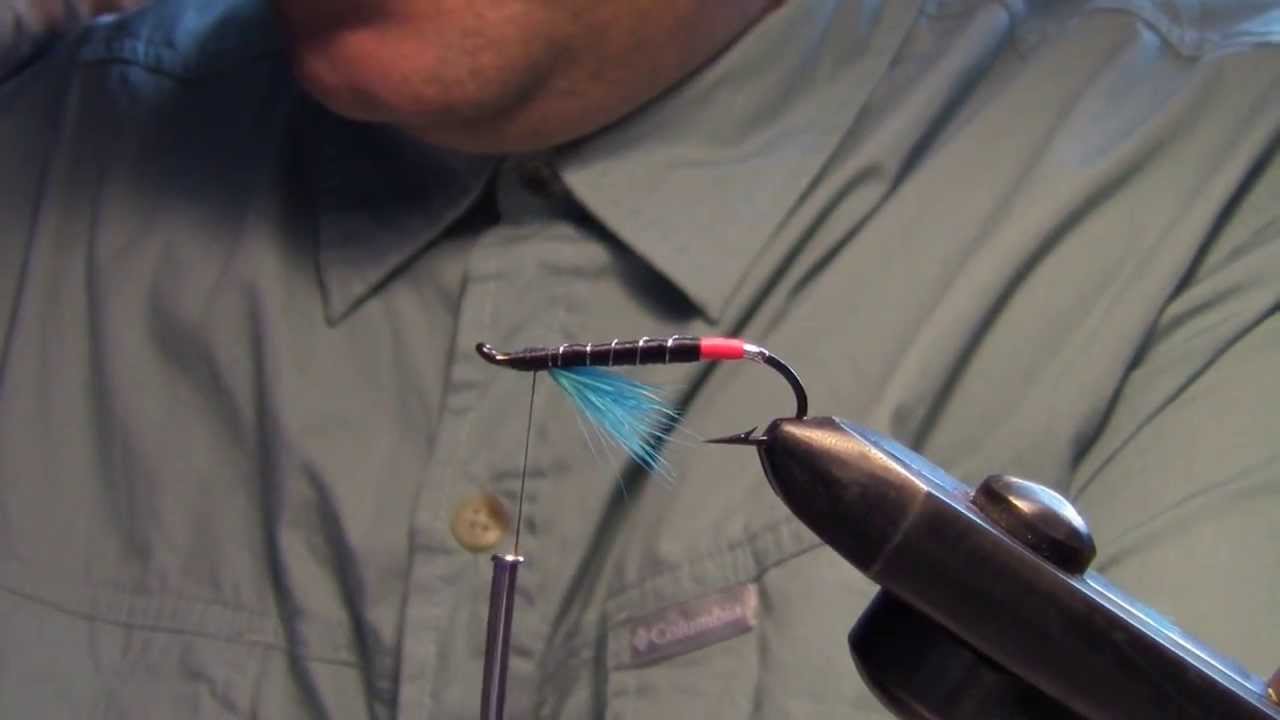 Fly Tying, Blue Charm, Salmon Fly.