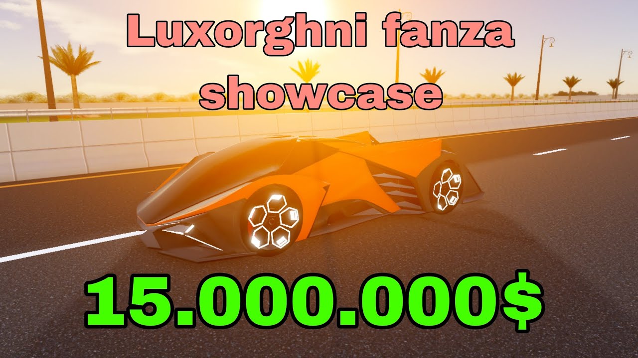 Drive X Roblox Luxorghni Fanza (Lamborghini) Showcase