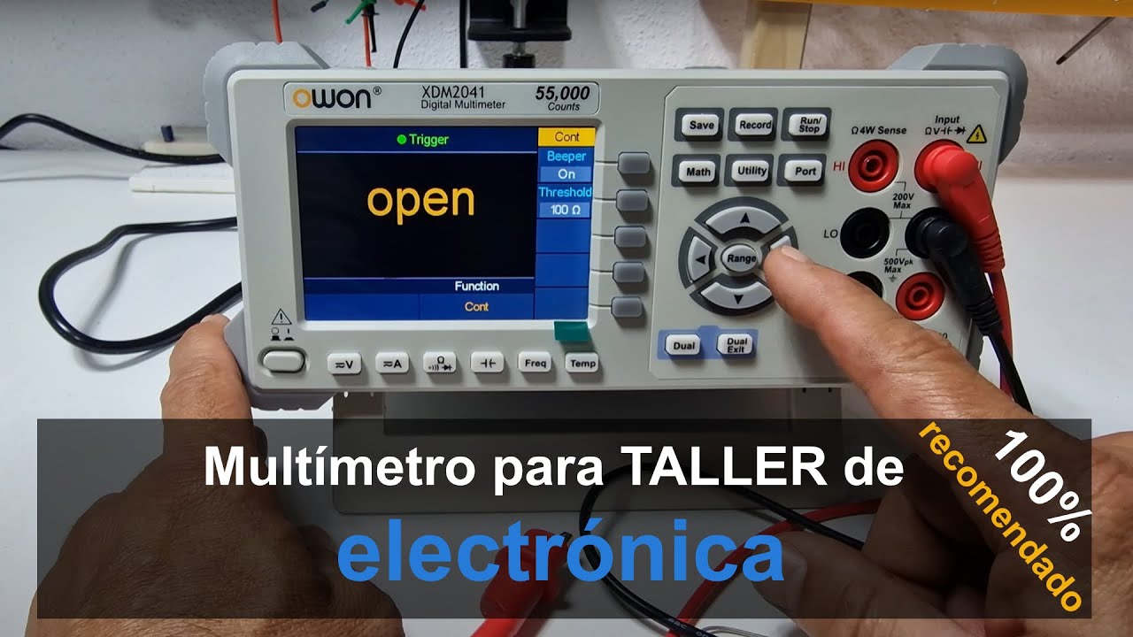 Multimetro profesional XDM2041 OWON para taller de electronica, el mejor multimetro digital