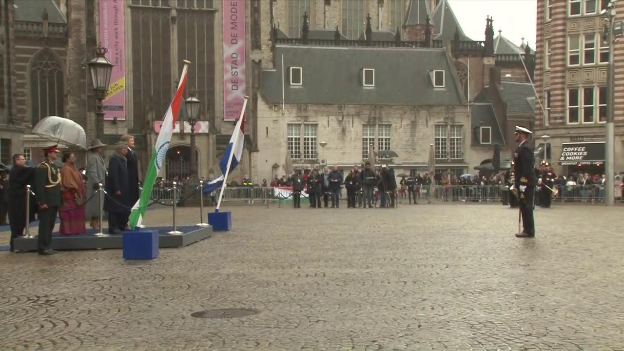Ceremonial welcome of President Kovind in the Netherlands