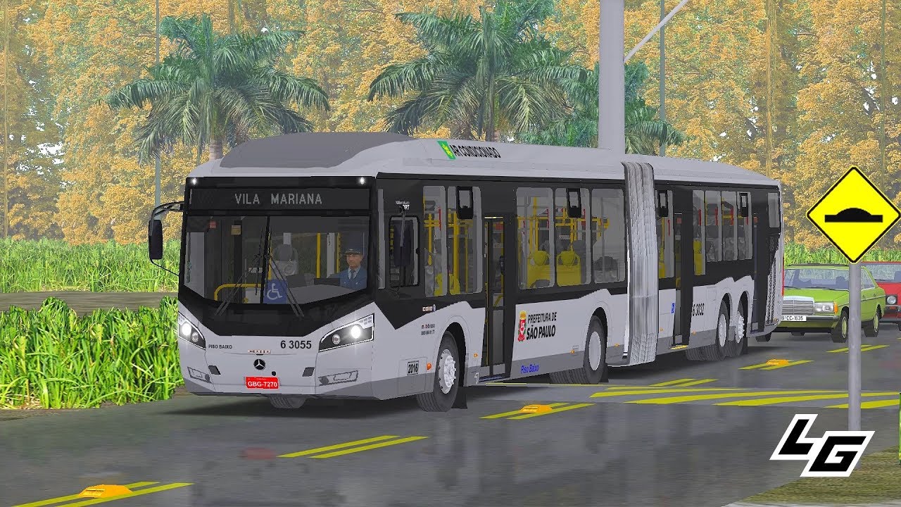 🔴[OMSI 2] Caio Millennium BRT MB O500UDA BlueTec 5 +G27 | padrão SP - Mapa Brigadeiro V2.0 L108