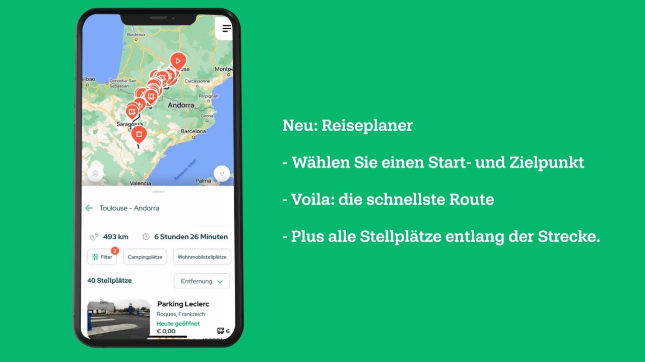 Mit dem neuen Reiseplaner in den Urlaub! | Campercontact