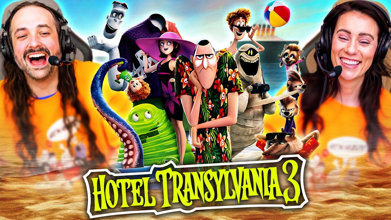 HOTEL TRANSYLVANIA 3: SUMMER VACATION (2018) MOVIE REACTION!! FIRST TIME WATCHING!! Adam Sandler