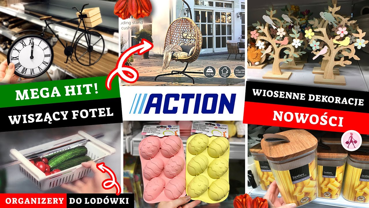 ACTION WISZĄCY FOTEL!!! 😱😱😱 CUDNE DEKORACJE!!! 😍 ORGANIZER DO LODÓWKI ❤️