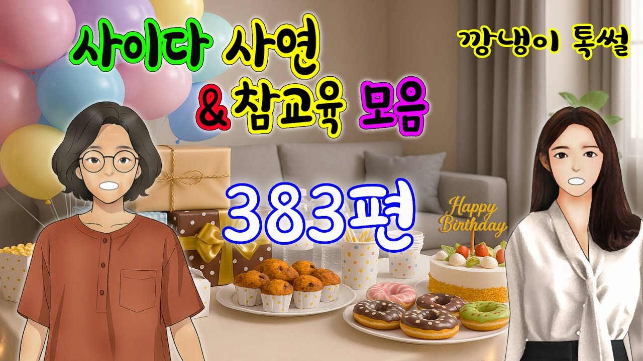 깡냉이톡썰 몰아보기  - 사이다사연 & 참교육 모음 383편