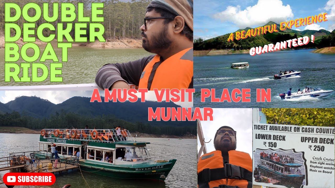 Munnar boating | Double decker boat ❤️ | Sun Moon Valley Boating Centre | Mattupetty dam | Tamil