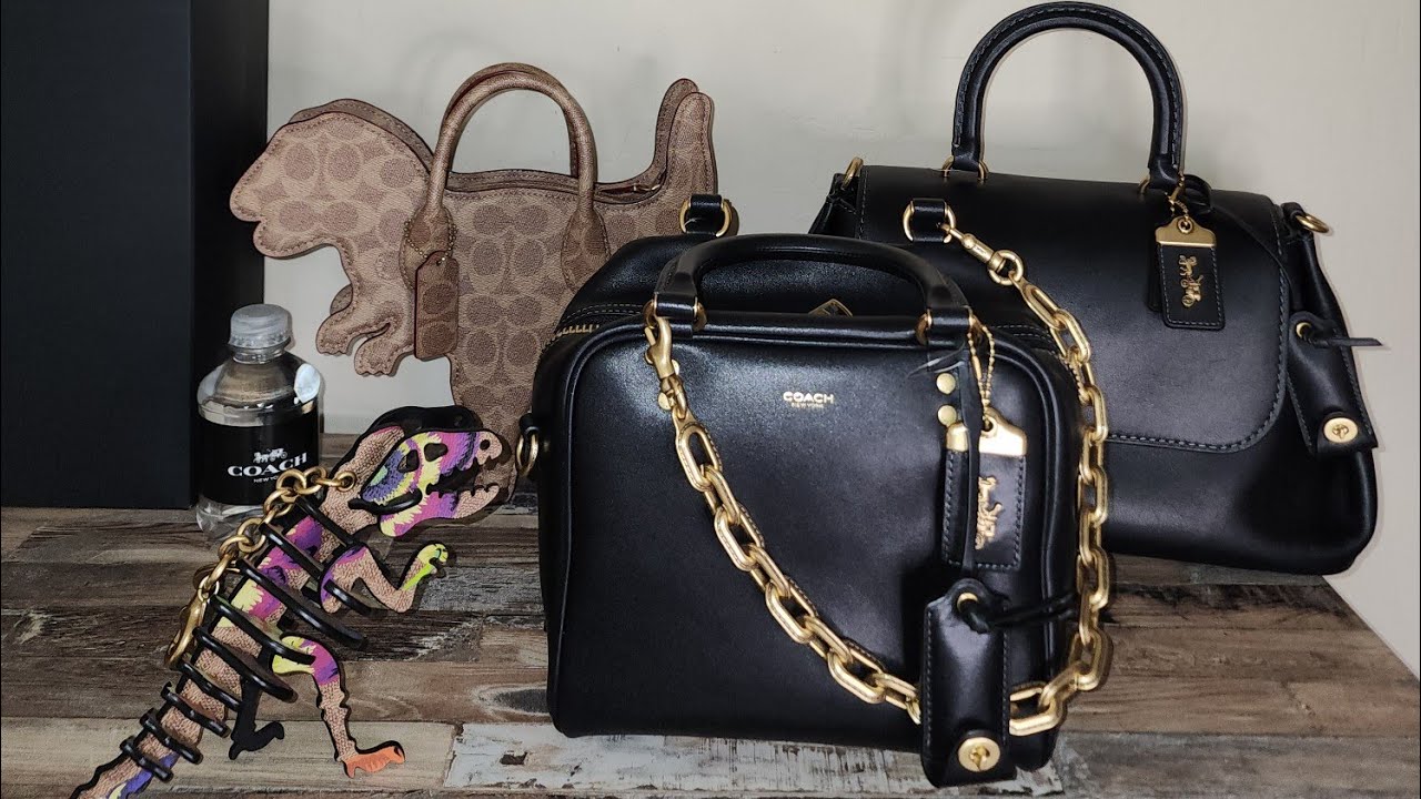 Брелок для сумки Coach Rogue Cube 20 - редкий брелок в виде сумки Rexy 🦖