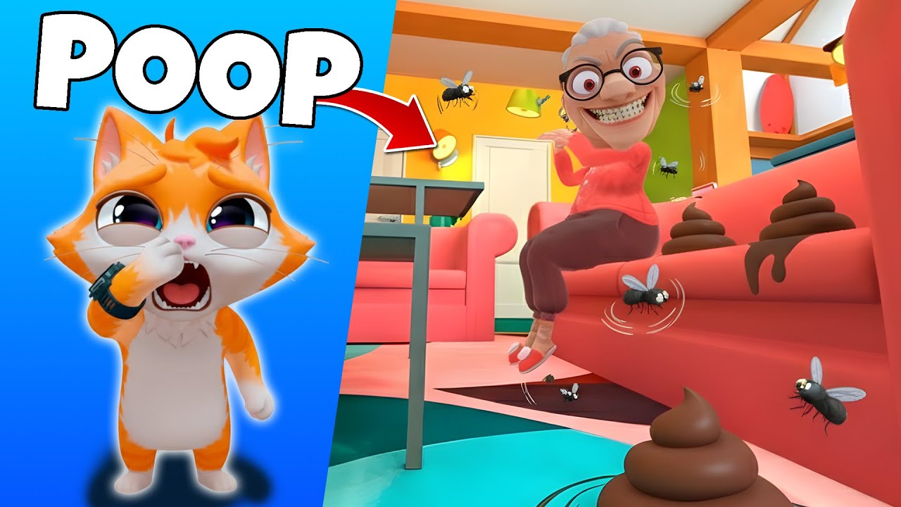 Granny&rsquo;s TERRIFYING Poop on the Sofa &ndash; I Am Cat VR!