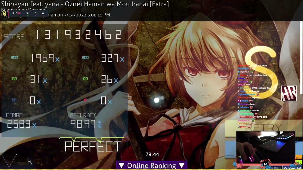 Shibayan - Oznei Haman wa Mou Iranai [Extra] +HR FC | second hr fc roundtable buff part 2