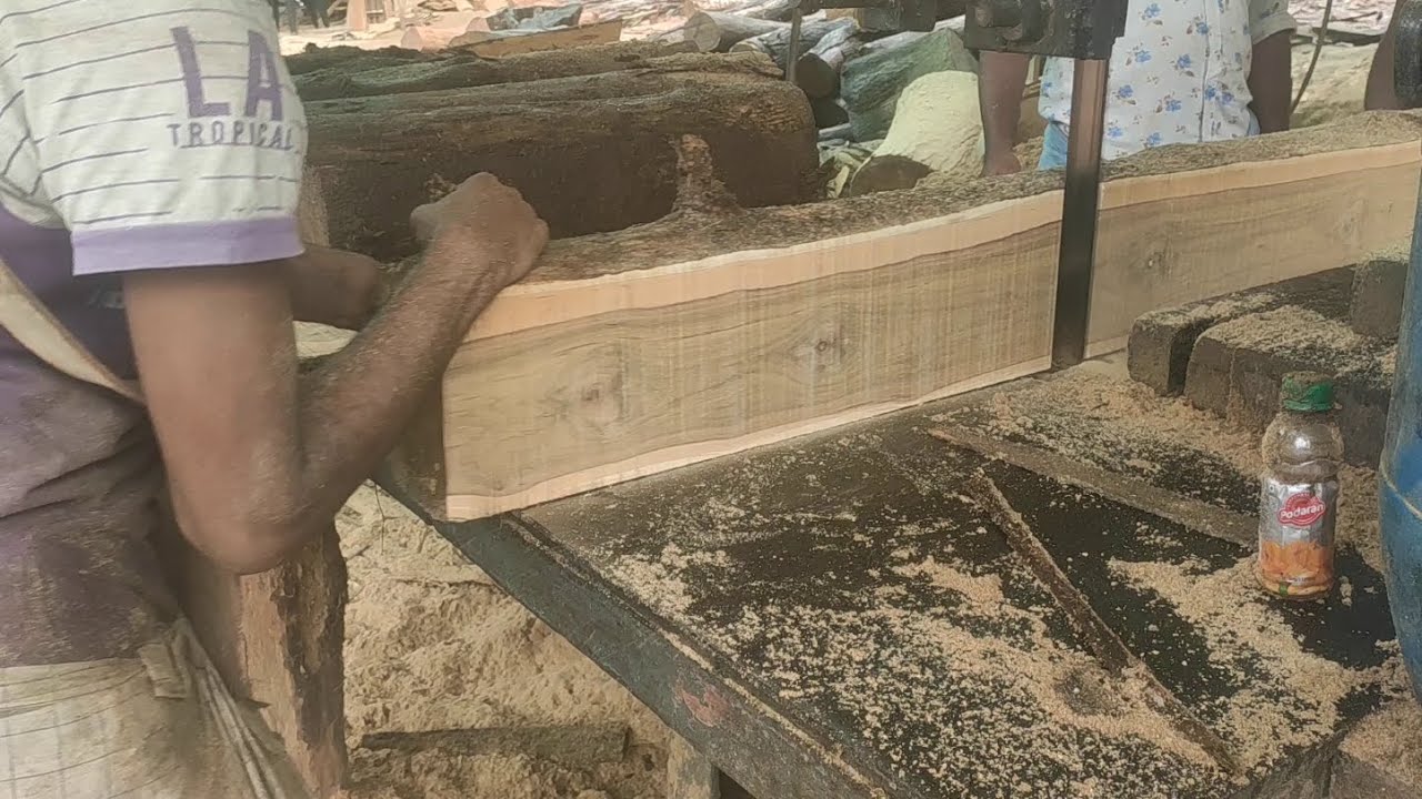 തടിമിൽ I Sawmill Malayalam I Lumber Mill I Saw-mill Kerala India I Sawdust I Tree to Furniture