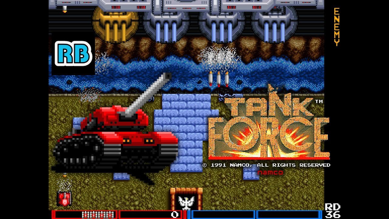 1991 [60fps] Tank Force 978700pts ALL