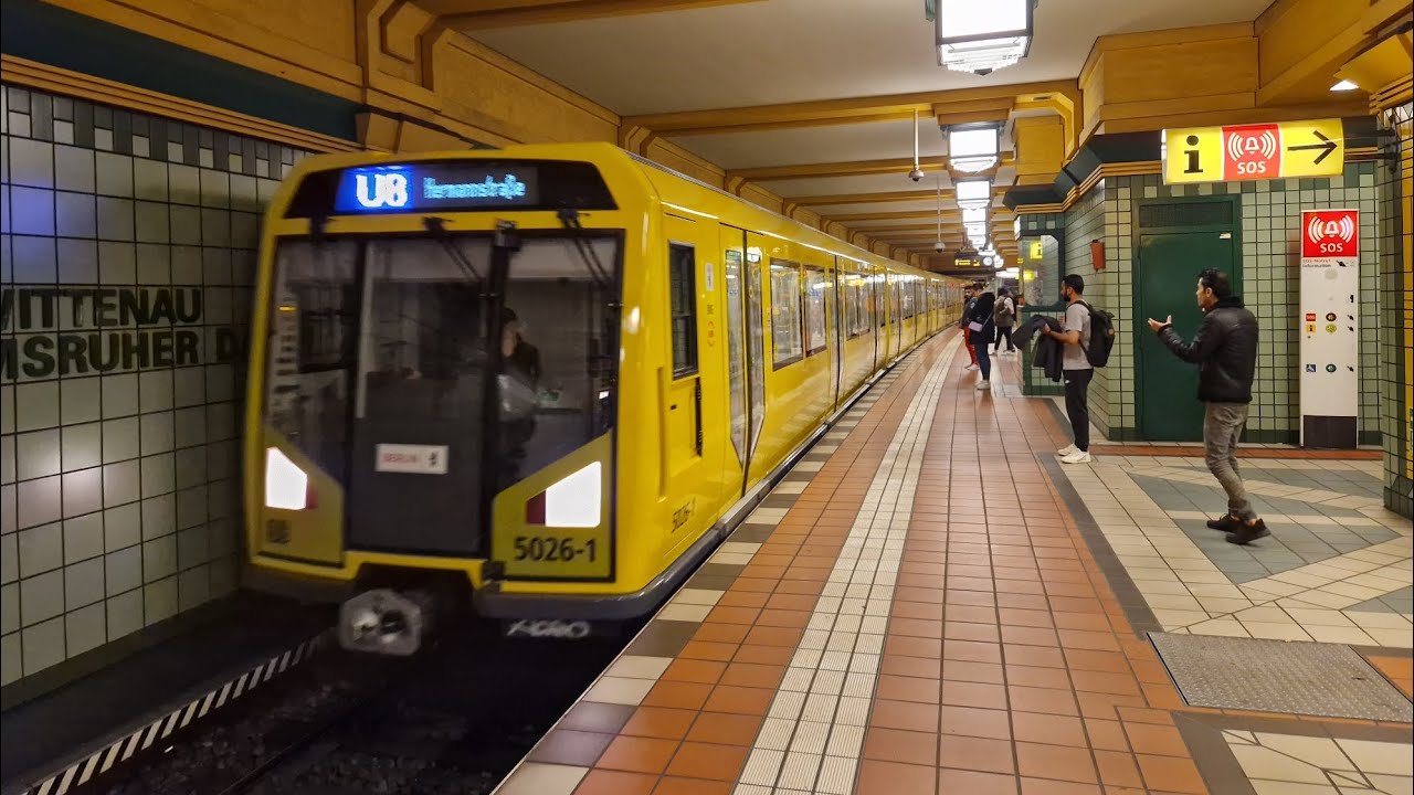 U-Bahn Berlin | Mitfahrt in der kompletten U8 von Hermannstraße bis Wittenau im H97 5026-4