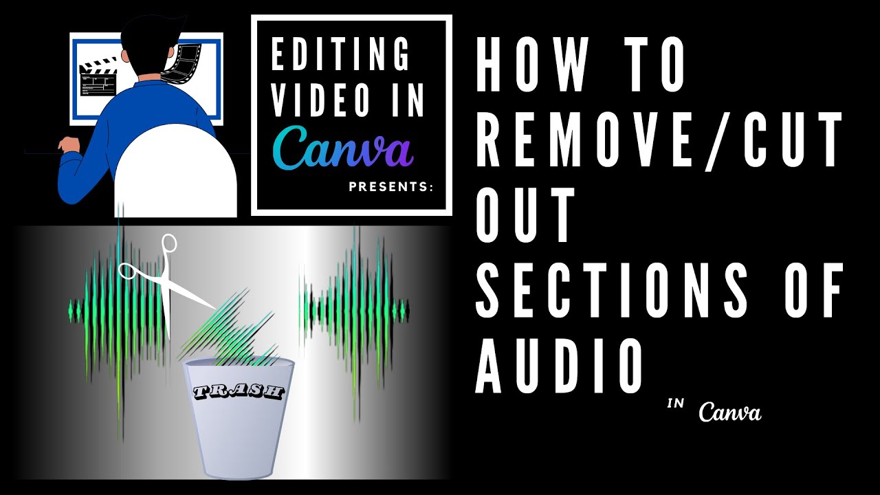 How to Remove/Cut Out Sections of Audio in Canva