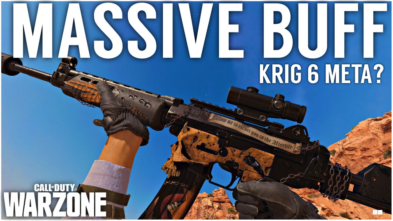 This BUFFED KRIG 6 LOADOUT is INCREDIBLE for WARZONE! BEST KRIG 6 CLASS SETUP! (Warzone Season 3)