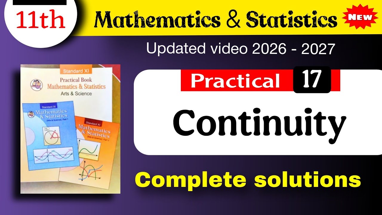 class 11 maths practical 17 Continuity - 11th maths practical book answers 17 continuity solutions