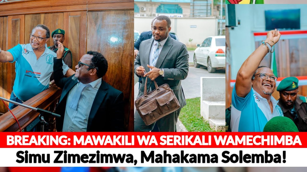 BREAKING:MAWAKILI WA SERIKALI WAMECHIMBA! LISSU ATELEKEZWA MAHAKAMANI, SIMU HAWAPOKEI!!