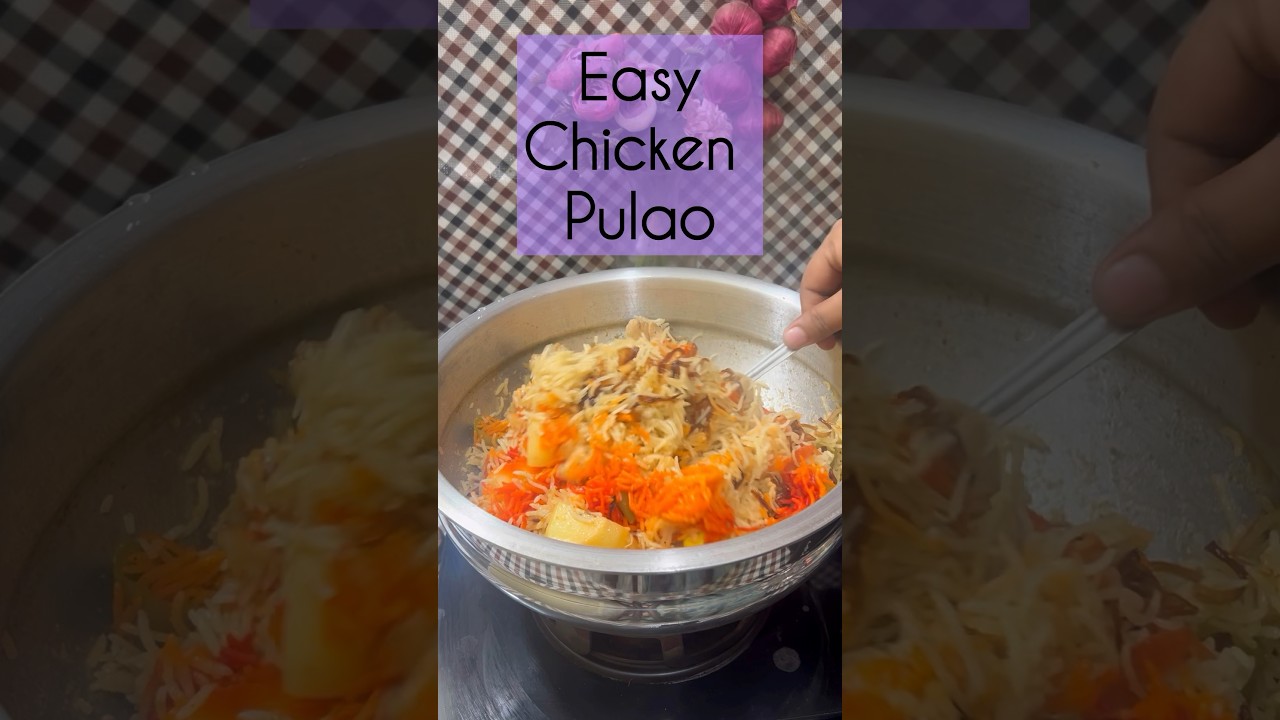 Easy chicken pulao recipe (Ramadan special)easy tasty recipe||iftar sehri ideas