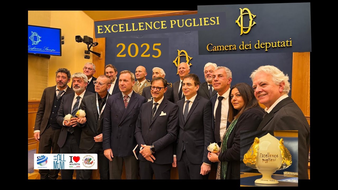 Excellence Pugliesi 2025 ROMA Camera dei Deputati