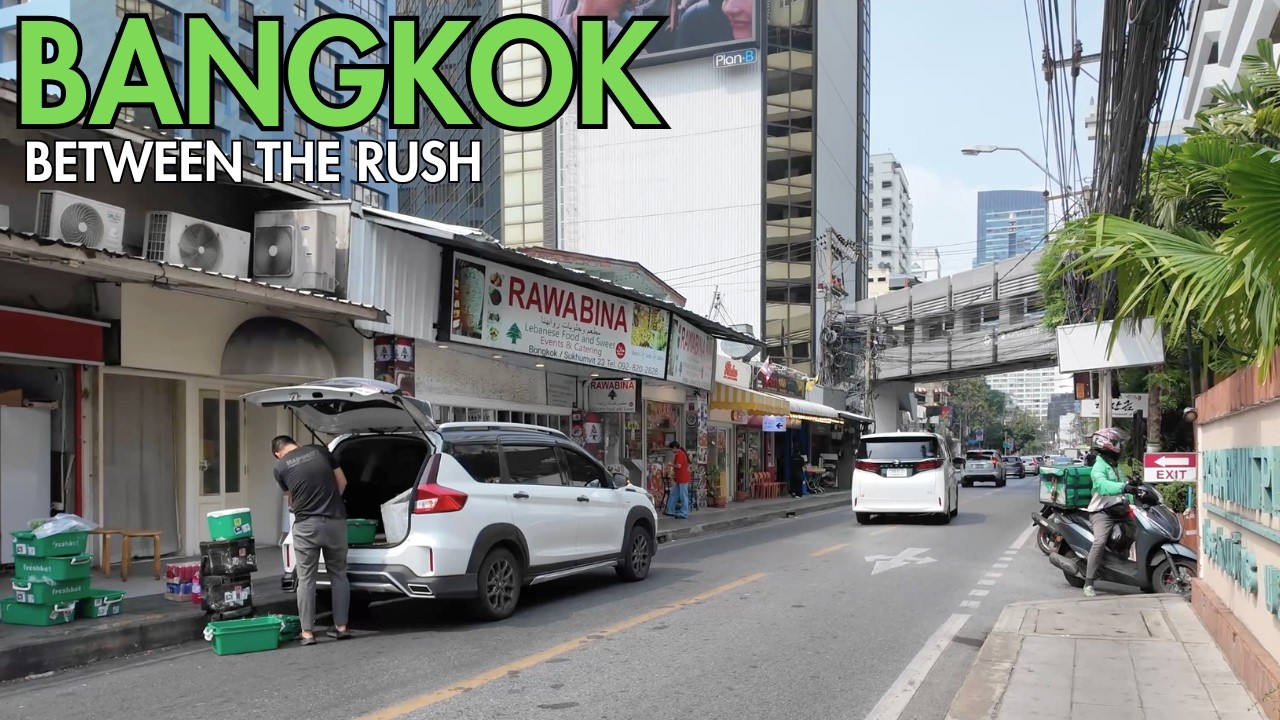 Finding Space Near Asok — Walking Sukhumvit Soi 23 to Asok Intersection in Bangkok