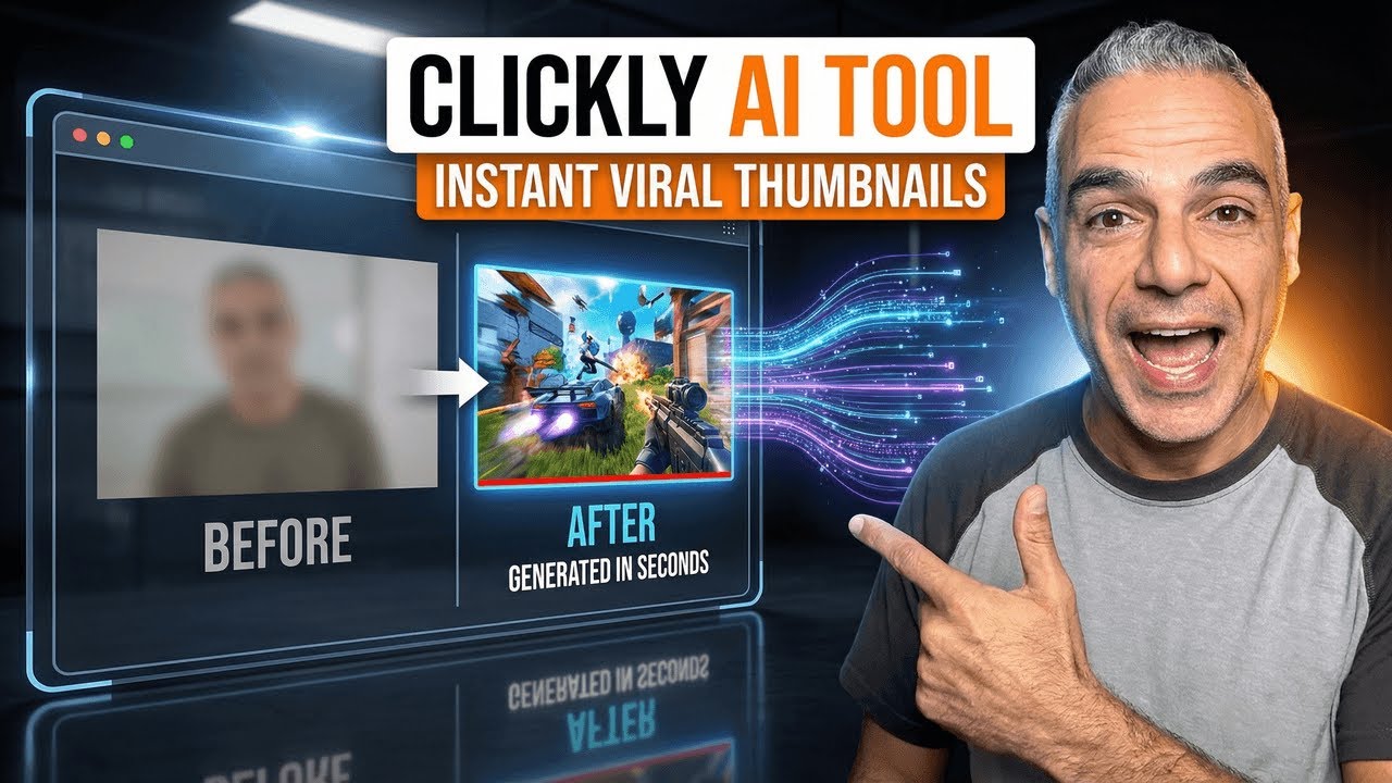 Clickly Review + Demo 🔥 AI YouTube Thumbnails That Actually Get Clicks (+ Exclusive Bonuses)