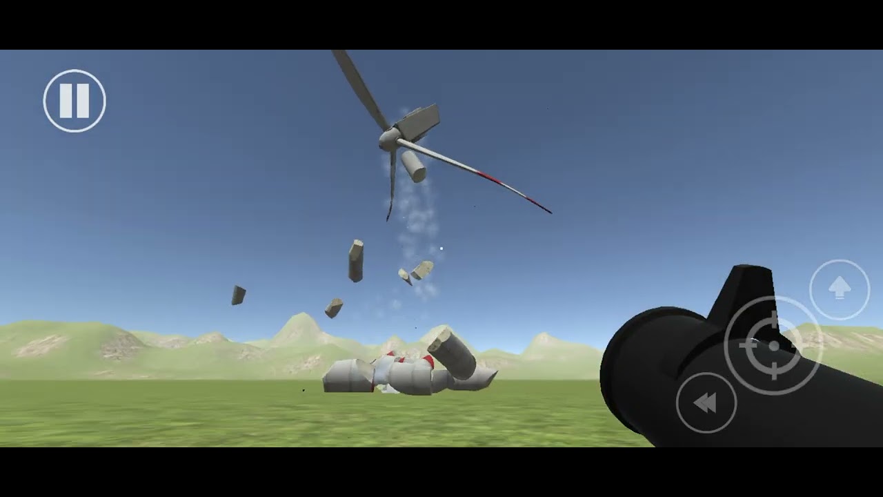 Wind turbine demolition #windturbine