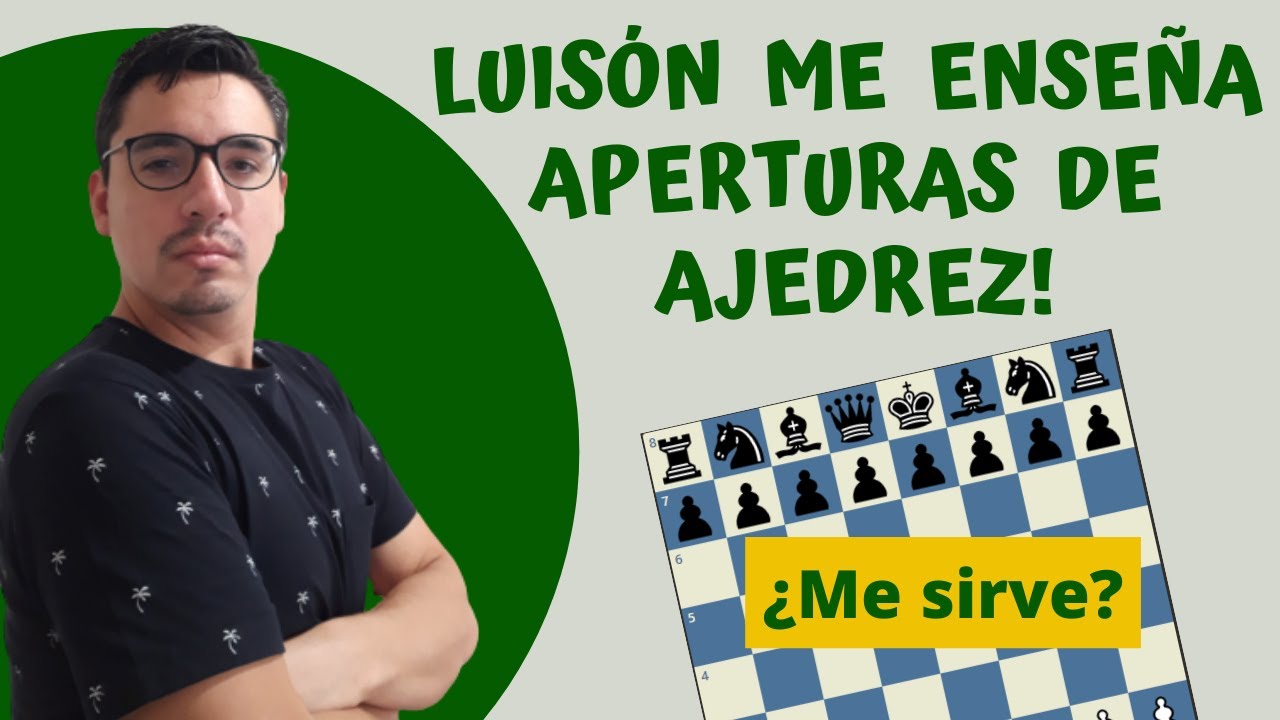 Aperturas de ajedrez en 15 minutos Luisón (Poniéndolo a prueba)