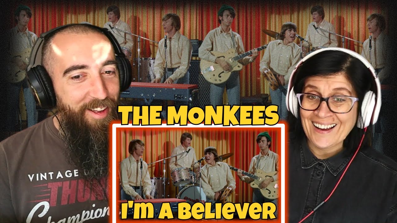 The Monkees - I'm a Believer (REACTION) with my wife