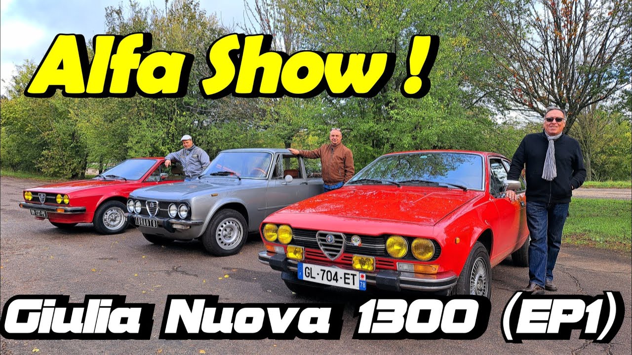 UNE RARE ALFA GIULIA 1300 ! C'est L'Alfa Show sur Essais Libres (EP1)