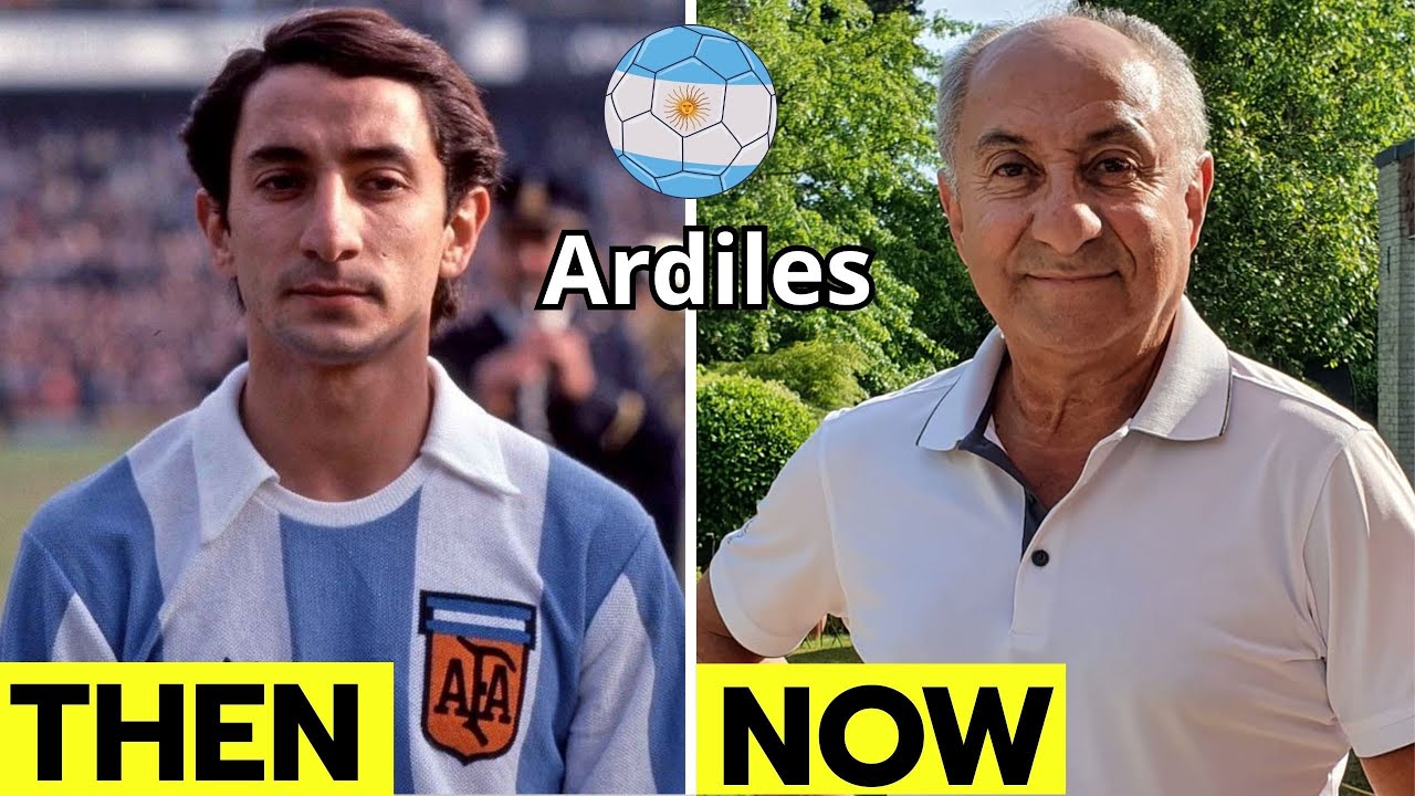 30+ Greatest ARGENTINA 🇦🇷 Football Legends of the 1970s ⚽ Then and Now