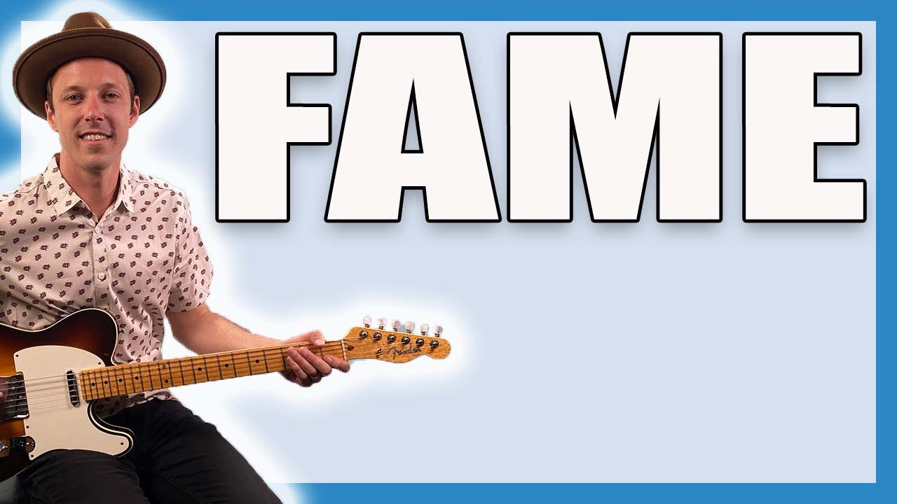 David Bowie Fame Guitar Lesson + Tutorial + TABS