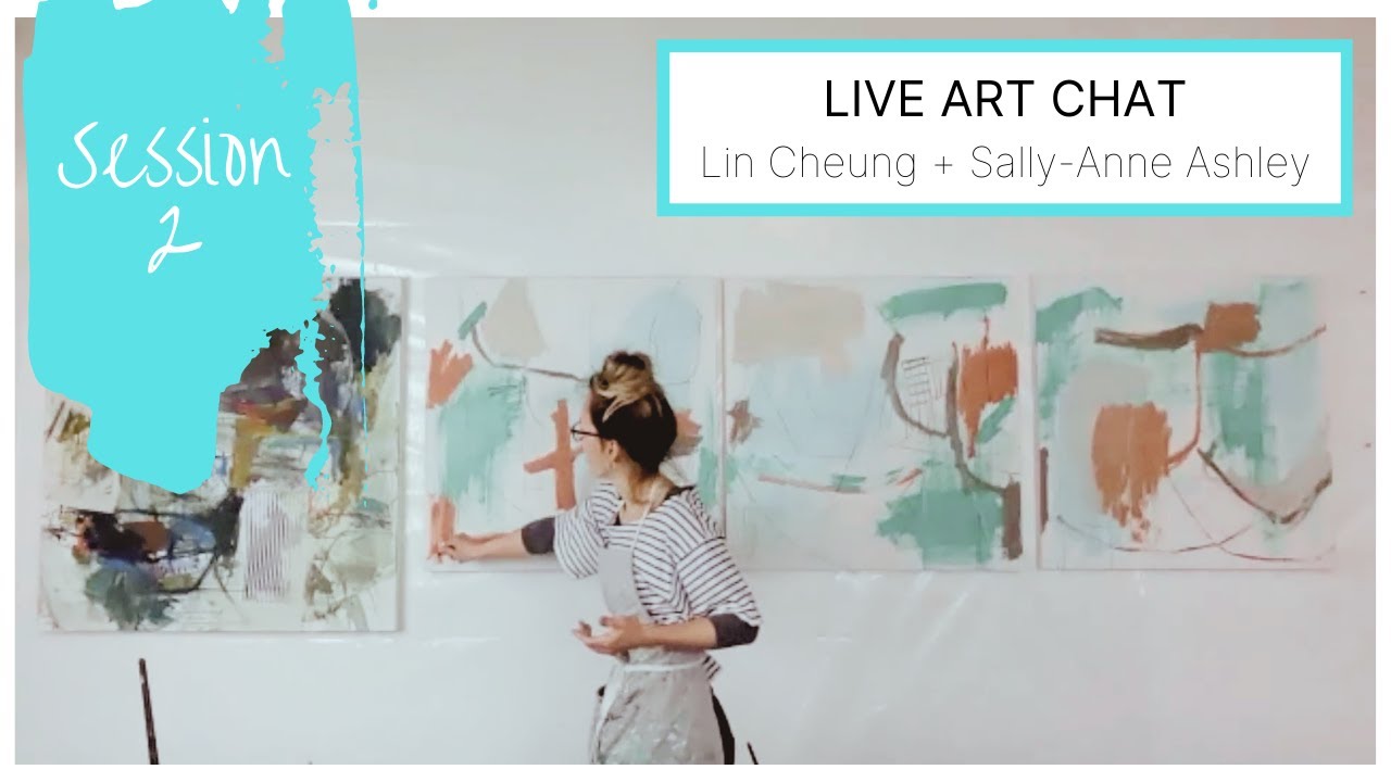 Intuitive art DEMO / abstract painting / LIVE ART chat