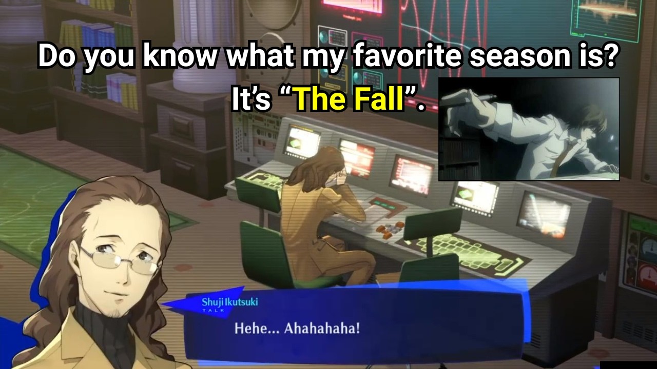 Ikutsuki and the gang making bad puns and jokes for 8 minutes - Persona 3 Reload
