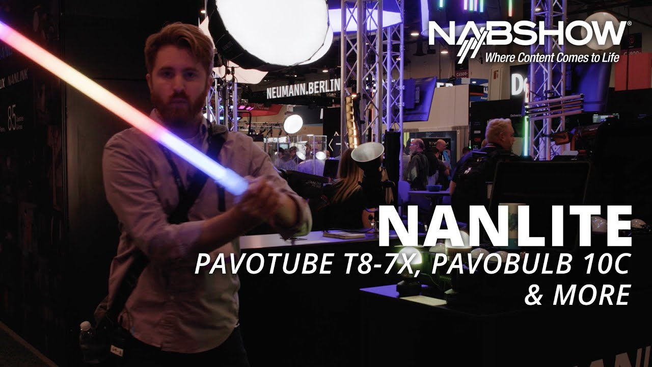 Nanlite PavoTube T8-7X, PavoBulb 10C & More LED Lights | NAB 2022