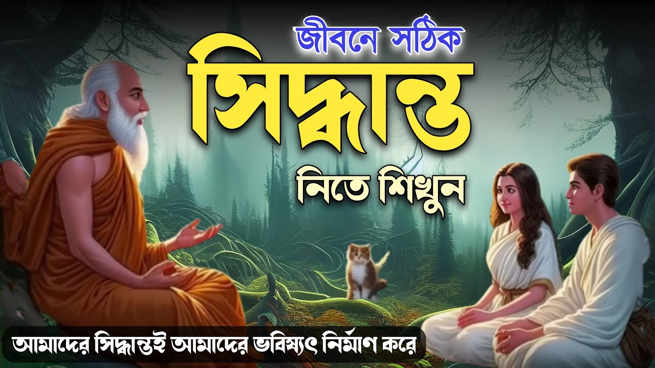 সঠিক সিদ্ধান্ত নেওয়া শিখুন,আপনার সিদ্ধান্তই আপনার ভবিষ্যত নির্ধারণ করে | goutam buddha bani |