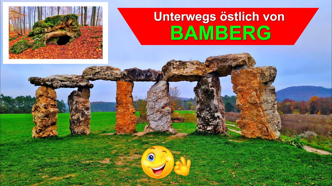 🍁🌫👌Fr&auml;nkische Toskana : Nebeltour &ouml;stlich von BAMBERG mit feiner kl. Kletterei am Felsturm