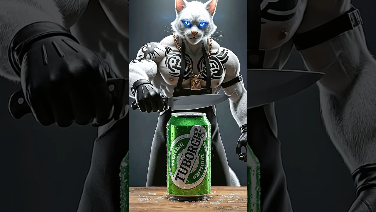 Tuborg Beer | Can | Satisfying ASMR | #satisfying #asmr #shorts