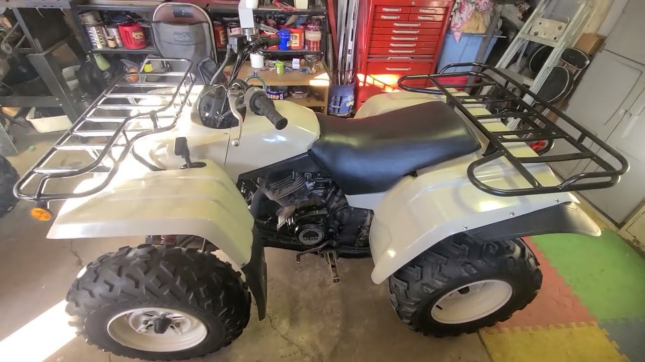 1988 Yamaha Big Bear 350 , plastics restored with "Pc Racing Plastic Renew" Part 1